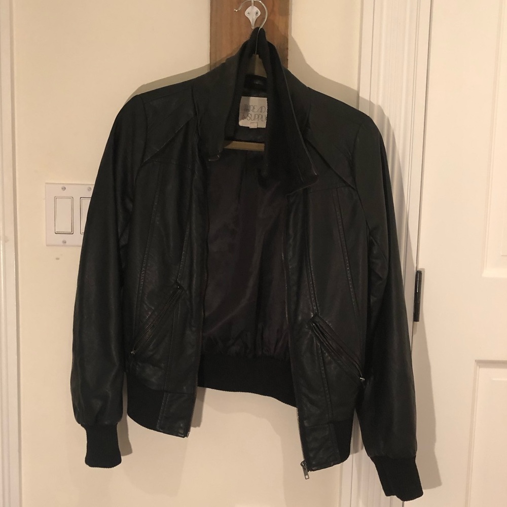 Perfect condition leather jacket!